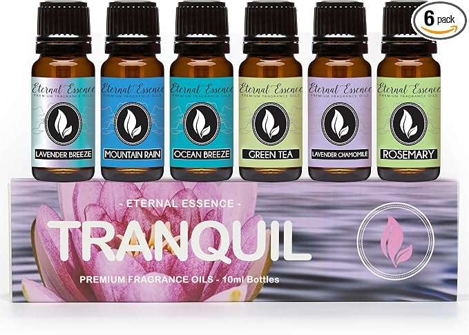 Eternal Essence Oils Tranquil Set of 6 Premium Fragrance Oils by EternalEssenceOils