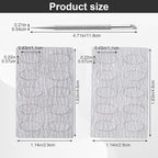 HINZIC Stainless Steel Nail Cuticle Pusher Tools Dual Ended Cuticle Remover - Image 3