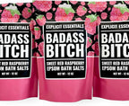 Explicit Essentials Bath Salts for Women, 12oz Raspberry Epsom Salts - Image 5