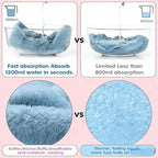 3 Pack Microfiber Hair Towel Wrap - Image 3