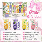 VISCOO 16 Pack Bulk Lip Balm and Hand Cream Set, Mothers Day Gifts, Teacher - Image 5