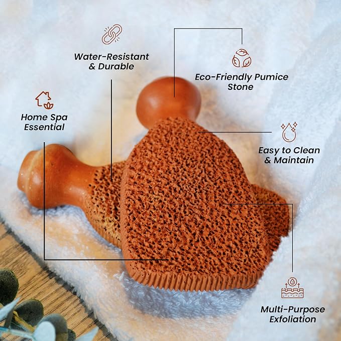 POHS Rectangular Pumice Stone – Callus Remover & Exfoliator - Image 6