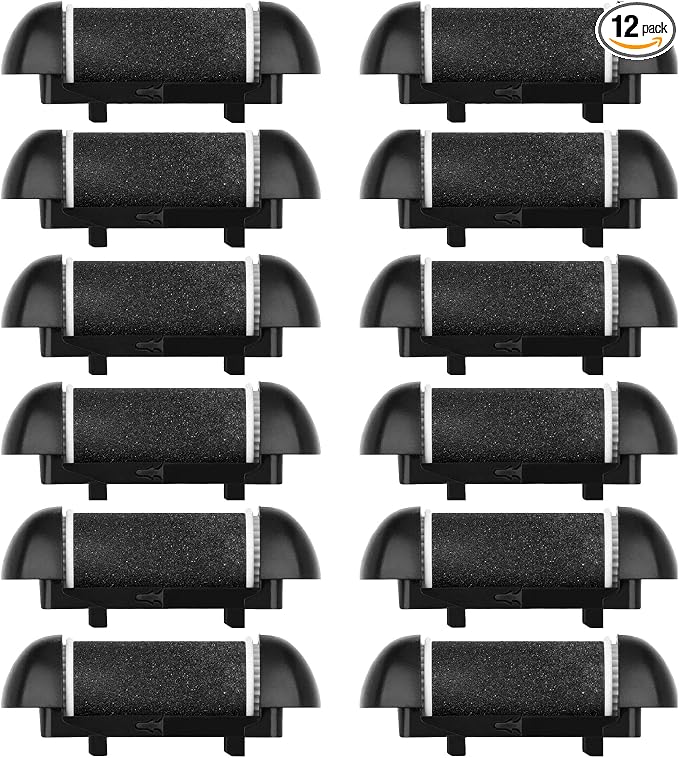 12 Pack Electric Pedicure Device Replacement Roller Heads by Unknown