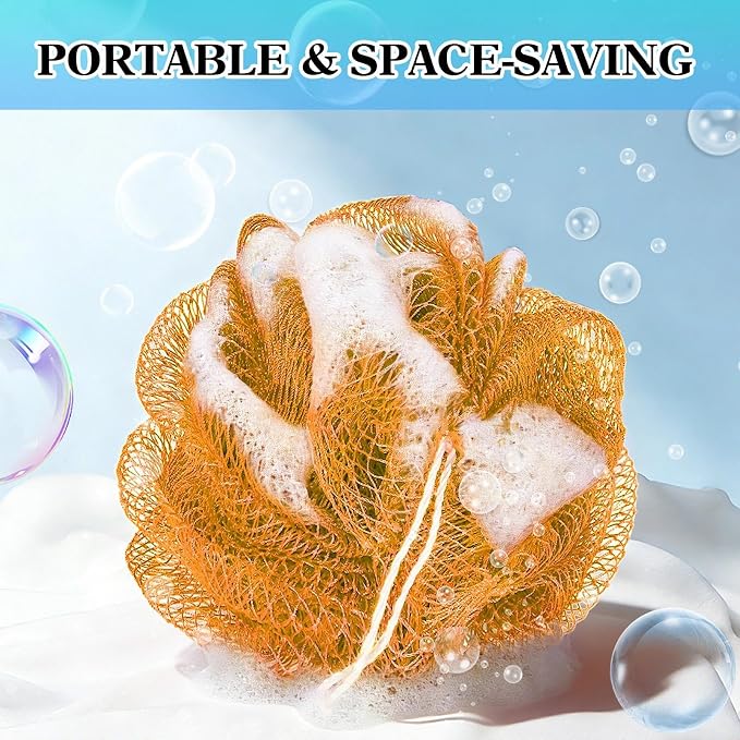 African Net Sponge Authentic Exfoliating Body Scrubber - Image 6