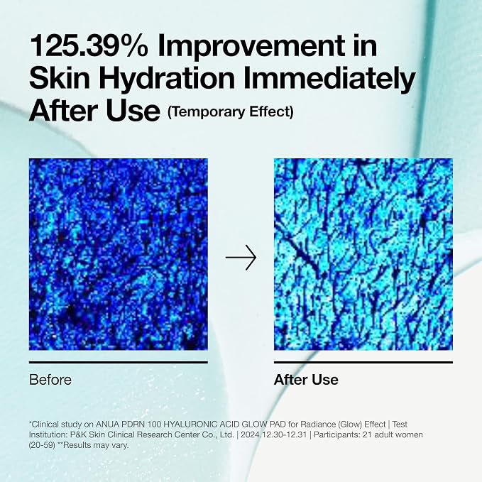 Anua PDRN 100 Hyaluronic Acid Pad, Hydrating Dual-Textured Toner Pads, Salmon - Image 6