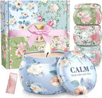 BlissfulOasis Scented Candles Set, 17.6 oz 4 Pack Home Scented Candles by BlissfulOasis