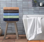 Towel and Linen Mart 100% Cotton 6 Pack Bath Towel Set, Quick Dry, Super - Image 2