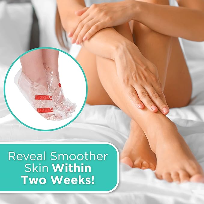 DERMORA Foot Peel Mask | Skin Exfoliating Foot Masks - Image 3