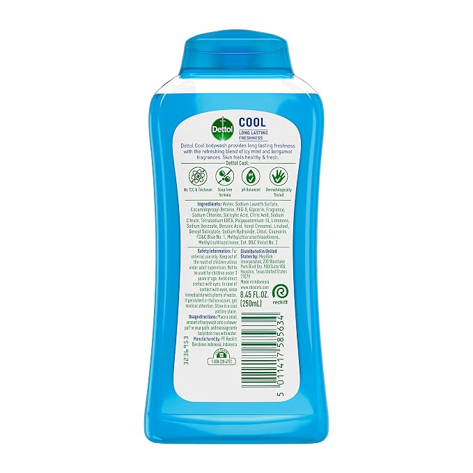 Dettol Cool Body Wash and Shower Gel, Body Wash - Image 2