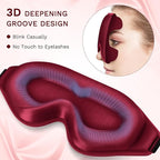 FlyCoco 99% Fully Block Out Light Eye Sleep Mask, 3D Deep Contoured Eyes Cover - Image 5