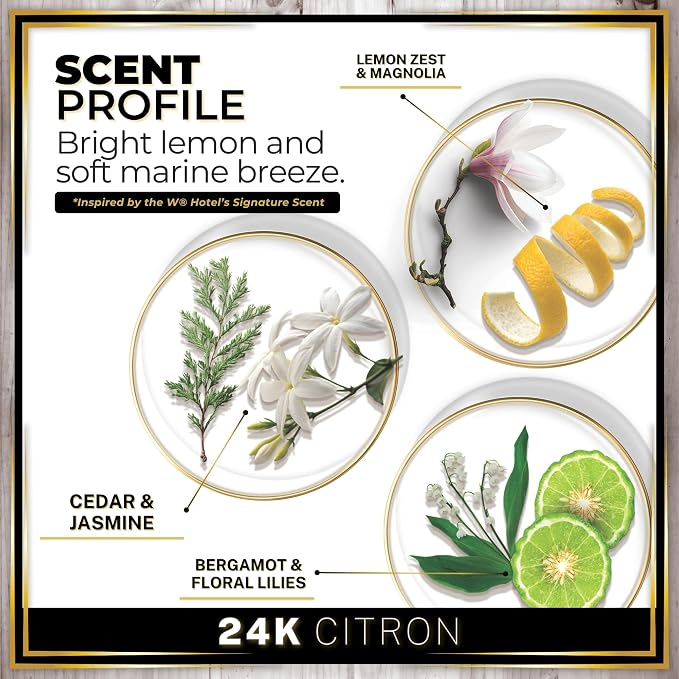 Urban Naturals Car Air Freshener Hanging + Vent Clip, 24K Citron Scent Diffuser - Image 4