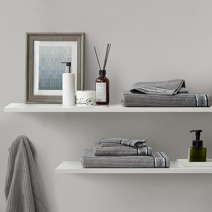 Nautica - Bath Towels, 100% Soft & Absorbent Fluffy Cotton, Highly Absorbent & - Image 6