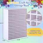 2 Pack Marker Storage Organizer, 600 Slots Total Art Supply Holder - Image 2