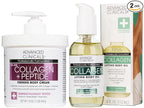 Advanced Clinicals Collagen Peptides Firming Body Lotion Face Cream + Collagen by AdvancedClinicals