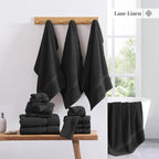 LANE LINEN Bath Towel Set of 18 – Premium 100% Cotton, 6 Bath, 6 Hand & 6 - Image 5