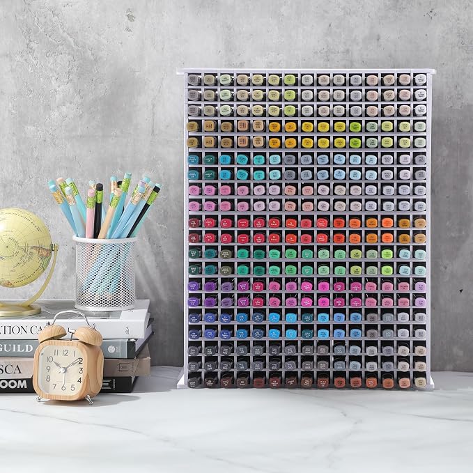 2 Pack Marker Storage Organizer, 600 Slots Total Art Supply Holder - Image 5