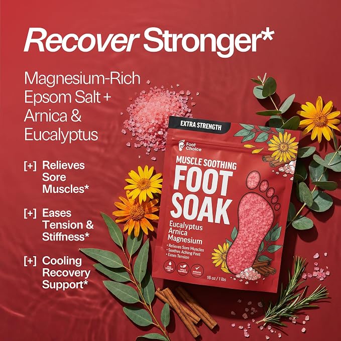 Muscle Soothing Foot Soak with Epsom Salt & Arnica - Image 4