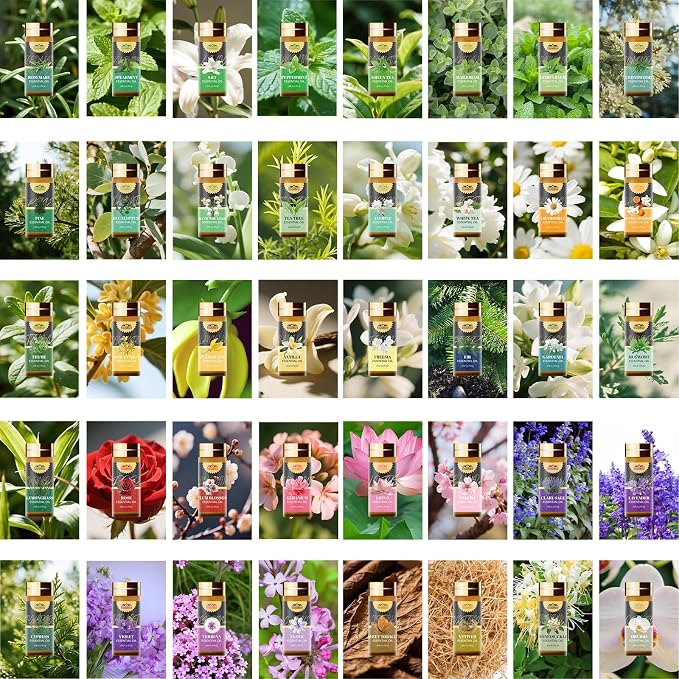 80 Pcs Pure Essential Oils for Diffusers for Home, Candle and Soap Making - Image 4