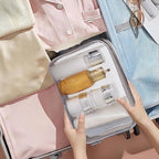 Tbestmax 10 Pack Clear Cosmetic Bags Makeup Bags Portable Waterproof TSA - Image 5
