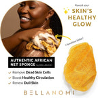 BELLANOMI African Exfoliating Net Sponge, Ethically sourced from Nigeria - Image 4