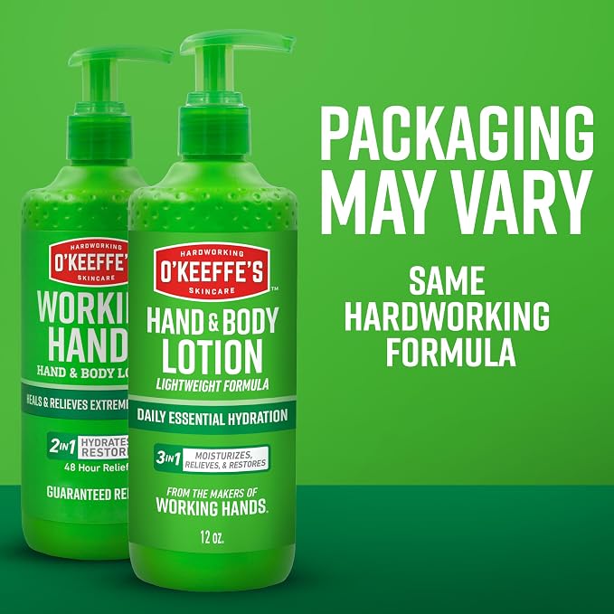 O'Keeffe's Hand and Body Lotion - 12 oz Pump - Daily Essential Hydration - Image 9