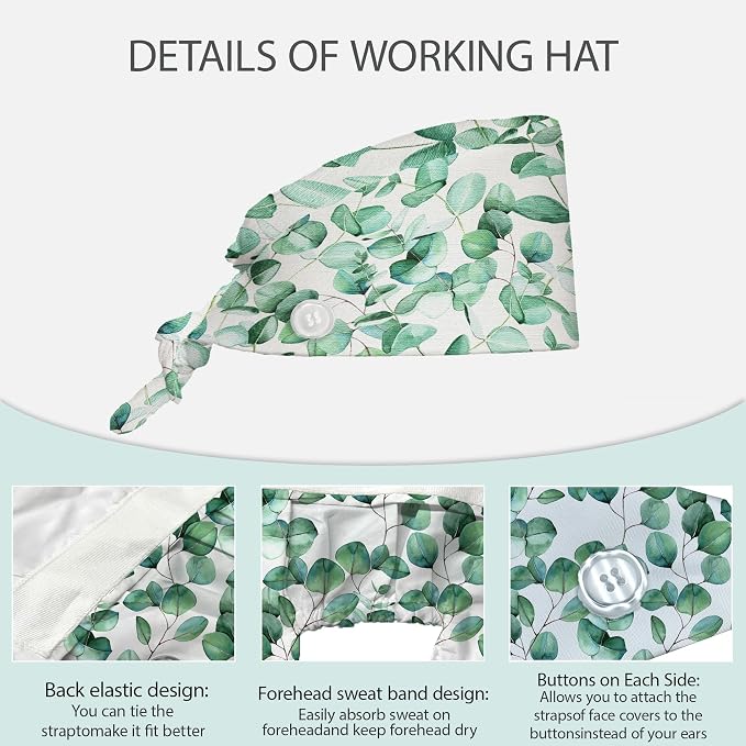 2 Pcs Working Cap with Sweatband - Image 3