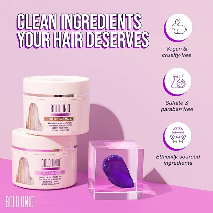 Bold Uniq Purple Hair Mask - Image 6