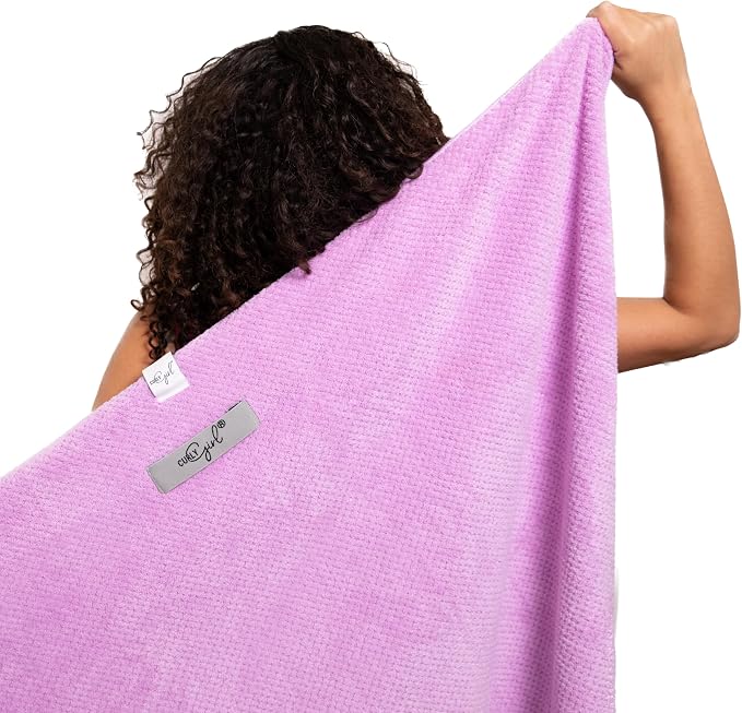Curly Girl Microfiber Hair Towel Wrap - Image 2