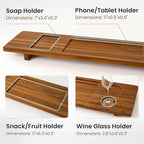 Teak Bathtub Tray - Image 5