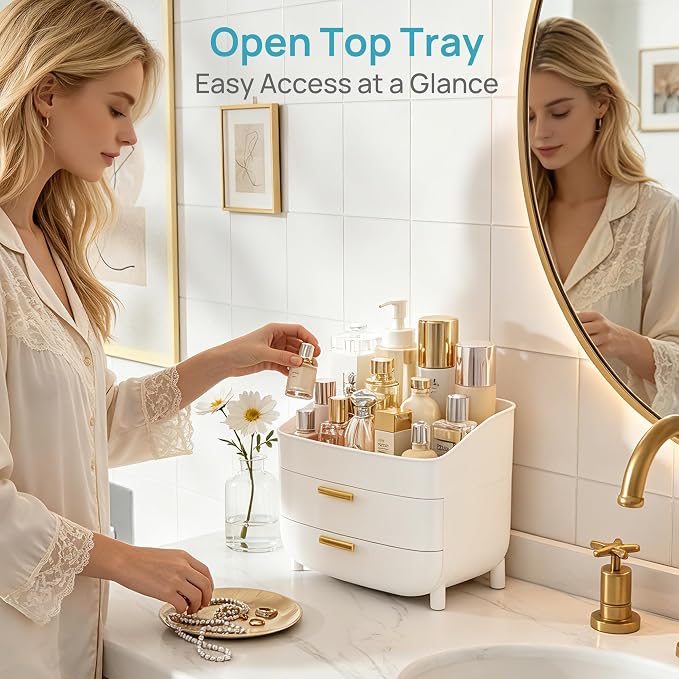 Vtopmart 3-Tier Skincare Makeup Organizer - Image 3