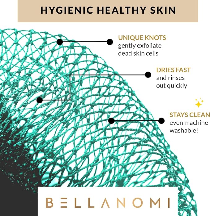 BELLANOMI African Exfoliating Net Sponge, Ethically sourced from Nigeria - Image 6