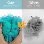 BTYMS XXL Large Loofah Bath Sponge 100g/pc, Exfoliating Mesh Pouf Bath - Image 5