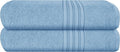 BOUTIQUO 100% Cotton 2 Pack Bath Towel Set 28x55, Eco-Friendly Large Bath Towels by BOUTIQUO