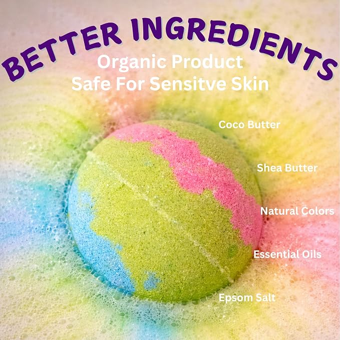EvolutionUSA 1pc Green Epic Superhero Bath Bombs - Image 5