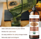 velona USDA Certified Organic Flaxseed Oil - Image 4