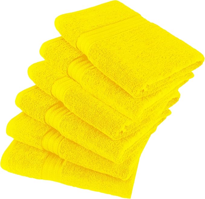 HERCULEAN Large Bath Towels 24 x 50 Pack of 6 | Quick Dry and Highly Absorbent - Image 2