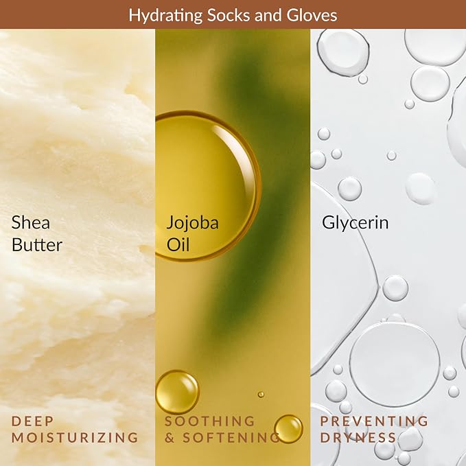 Epielle Hydrating Hand Mask 6 Pairs, Relieve and Soften - Image 5