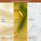 Epielle Hydrating Hand & Foot Masks, Relieve and Soften Dry, Overworked Skin - Image 5
