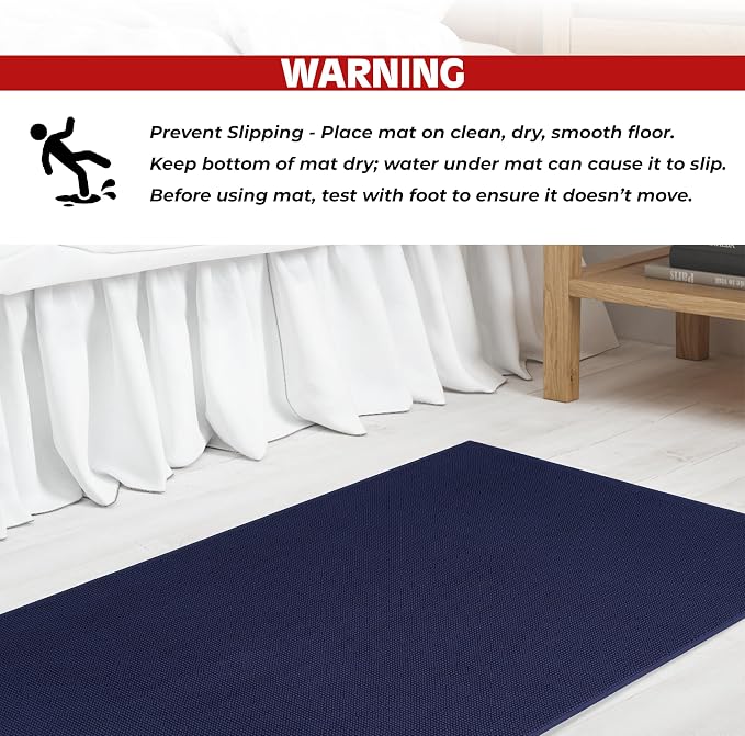 Cotton Paradise 100% Cotton Non Slip Bath Mats - Image 6