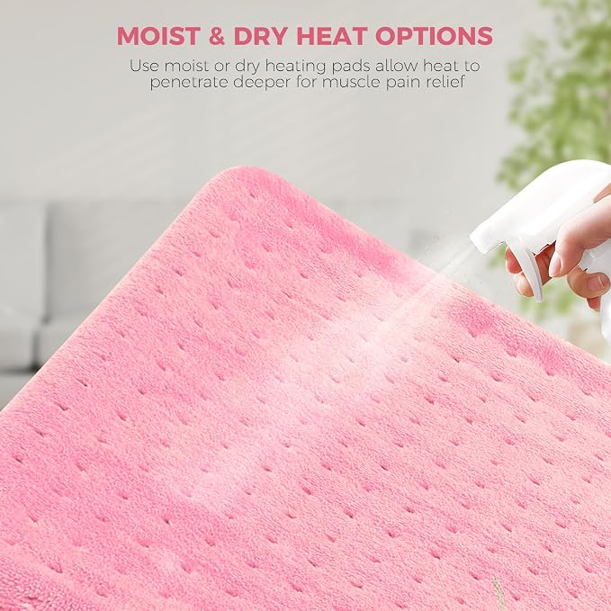 NOWWISH Heating Pad for Back Pain Relief & Period Cramps, 33x17 Inches Large - Image 5