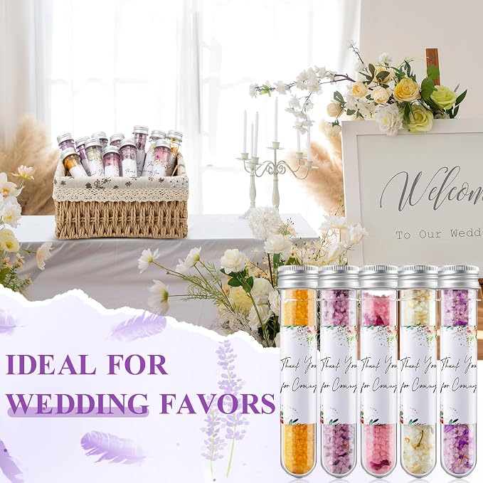 12 Pcs Aromatherapy Bath Salts Test Tube Bath Salts - Image 6