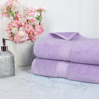 SUPERIOR Egyptian Cotton Pile Bath Sheet Set of 2, Ultra Soft Luxury Towels - Image 2