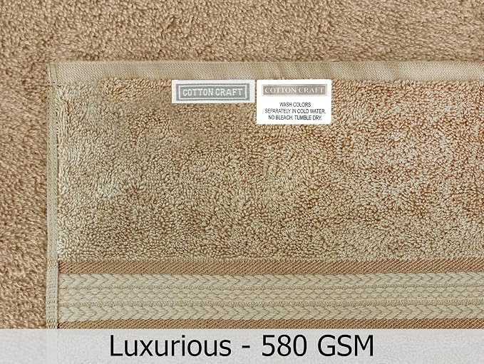COTTON CRAFT Ultra Soft Oversized Bath Towels - Image 7