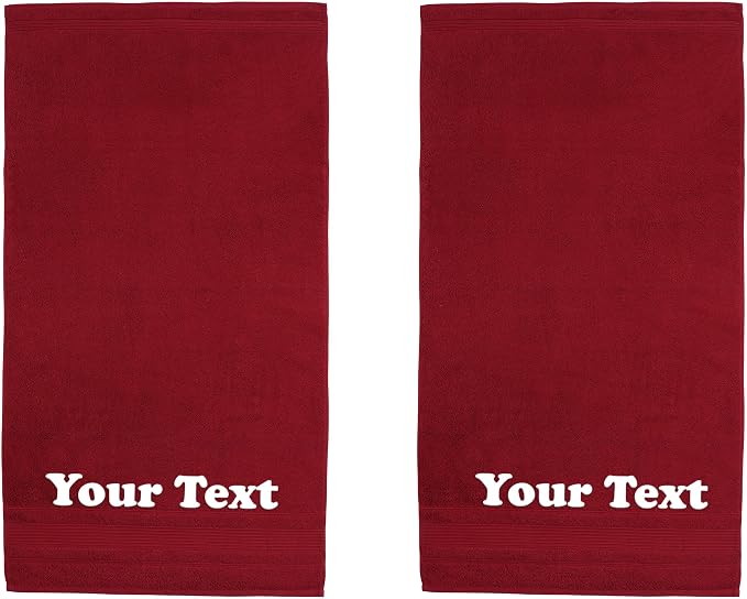 Personalize Your Towels with Custom Embroidery: Names, and Initials. Perfect by Ephesos