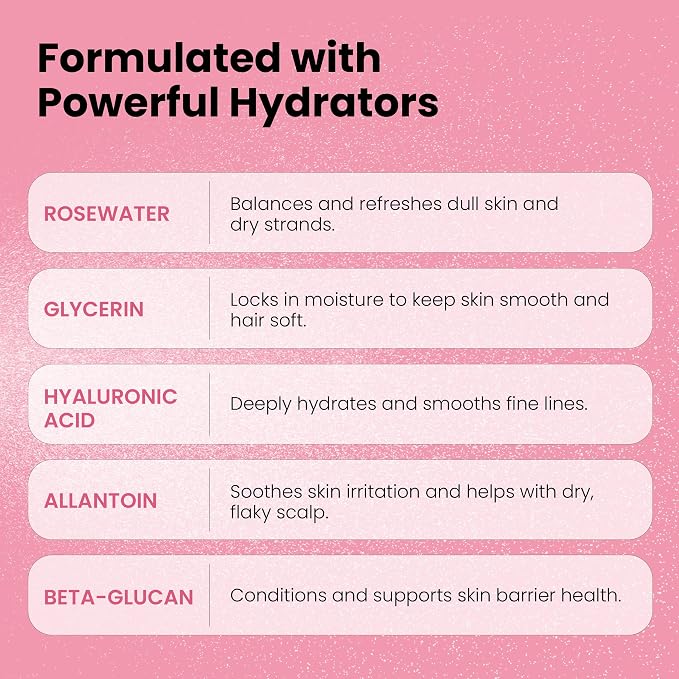 Rosewater and Glycerin Spray – Hydrating & Refreshing Rose Water Spray - Image 6