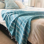 Bersuse Towels Anatolia XL Beach Blanket Throw Blanket Turkish Towel 100% - Image 6