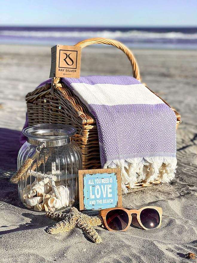 Turkish Beach Towel Oversized Clearance XL 40x71- Sand Free - Image 7