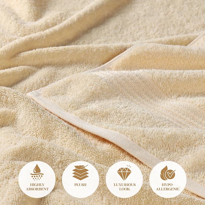 Superior Egyptian Cotton 10-Piece Face Towel Set, Small Towels - Image 8