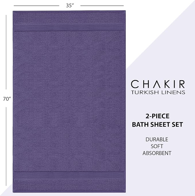 Chakir Turkish Linens, 100% Cotton Premium Quality Turkish Bath Sheets - Image 6