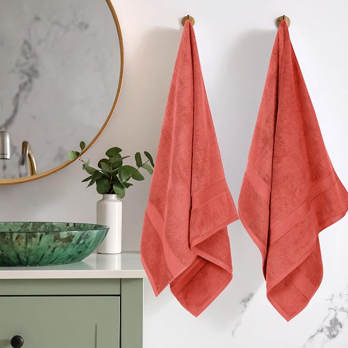 Superior Egyptian Cotton Pile Bath Towel Set of 2, Ultra Soft Luxury Towels by SUPERIOR